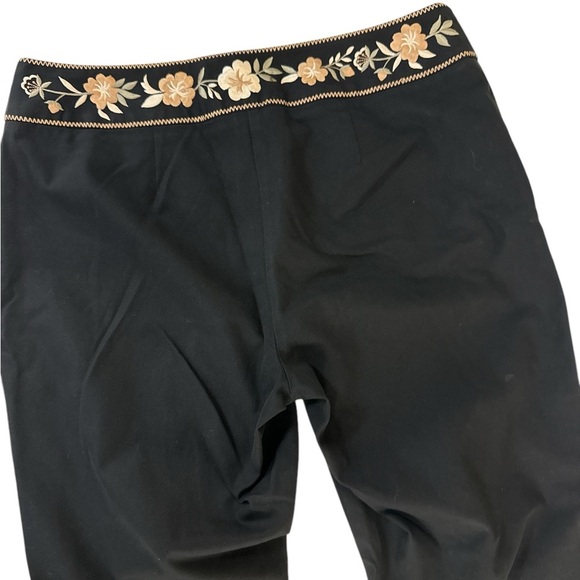 INC International Concepts Black Embroidered Slacks - Picture 14 of 14